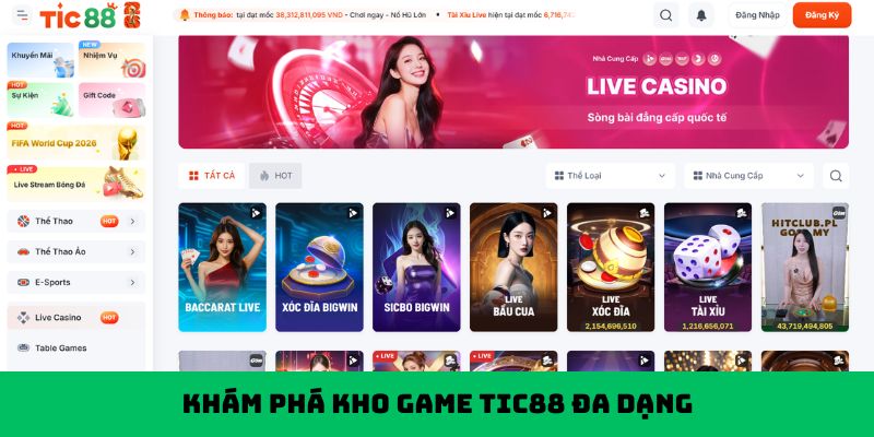 web cá cược trực tuyến uy tín Tic88